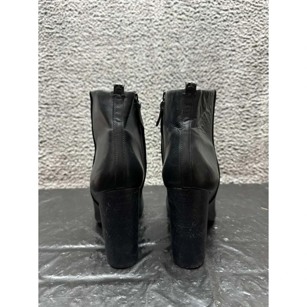 Tory Burch Black Leather Ankle Boots